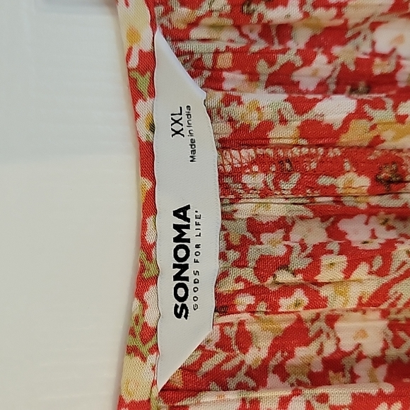 NWT Sonoma Goods Long-Sleeved Tiered Maxi Dress - Picture 2 of 12